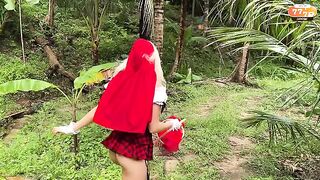 The little red riding hood knew what to do with the wolf, featuring passionate sex