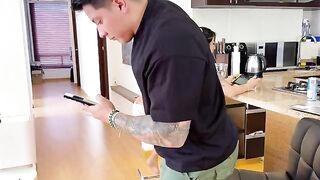 Stepdad praised her ass, now he wants to see her pussy