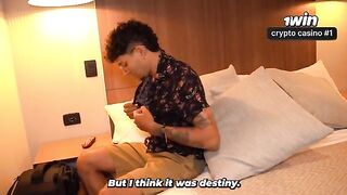 The girl knows how to deeply take a man early in the morning