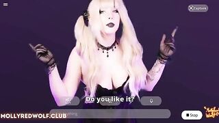 The blonde was fucked on a rough machine