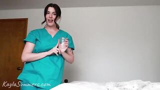 A splash on her face - that's what she wanted