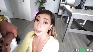 When she puts her pussy down, your consciousness will shut down