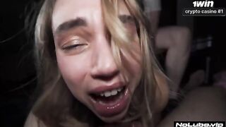 A girl went from an orgasm to trembling, showcasing intense passion in a homemade video