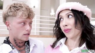 You can also have gentle sex, as this hot brunette proves in this steamy video