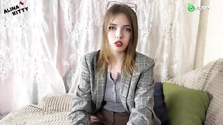 She received a cumshot on her face during therapy
