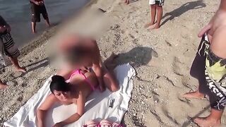 I spread the towel, you took out your pants—it makes sense