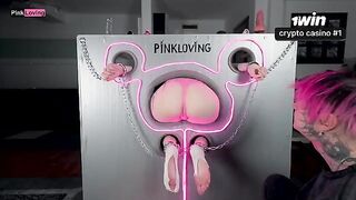 Metal on my hands, rubber in my pussy - the best