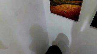 A key was the only access to the girl's huge ass