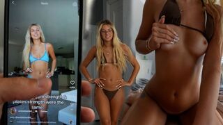 My horny step sister shares her bed and gets fucked hard