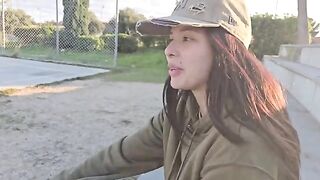 A girl went to the jungle and met a guy who had sex with her