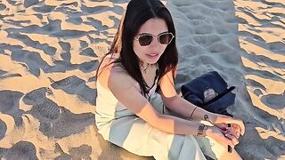 An empty beach isn’t the best spot for intimacy