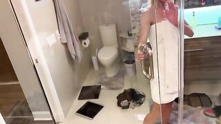 Two girls shared cock of my boyfriend in sauna. It was unforgettable!