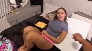The classic scene of face-to-face intimacy with a cock in pussy is timeless