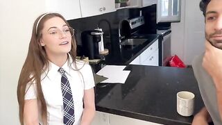 A young student gets a scholarship but her stepbrother uses it for his needs