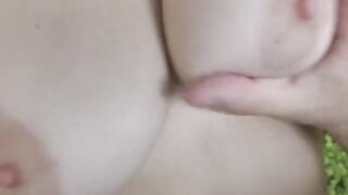 Busty teen gets her holes filled with cum in intense scene