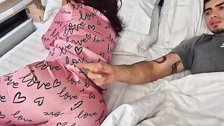 A girl was fucking with her friend at his house when he wasn’t around