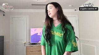 A hot Russian girl gets fucked from behind in POV style