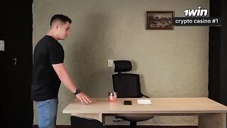 A girl was getting busy with one guy while another waited his turn