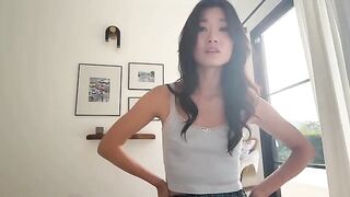 Asian step sis tries to pass an important exam by any means necessary