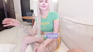 An interview turns into a hot session with a busty Latina beauty
