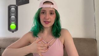 A girl plays with a toy and simulates sex to achieve pleasure, embodying the spirit of Booty White’s bold and daring approach to intimacy