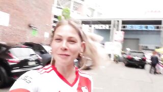 A petite blonde would do anything for a guy she’s crazy about