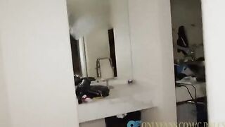Two girls shared a big dick in an intense threesome scene