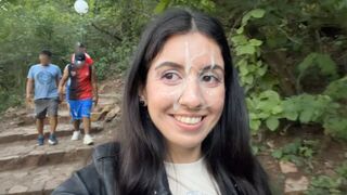 I mustered all my willpower and shot him in the face with cum