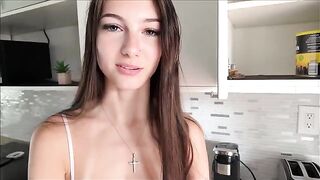 A hot teenage girl accidentally has sex with her stepdad in a steamy scenario
