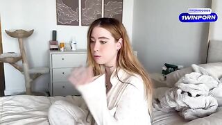 A girl was almost caught while having sex with her boyfriend