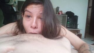 It tickles behind my ears, and everything's moving around in my mouth - a sensual experience