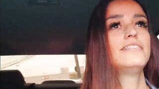 A hot Latina shows her skills in an unexpected place, risking much