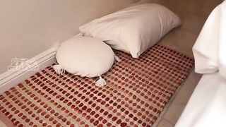 The best homemade sex video with a girl sharing a bed with her friend