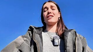 A girl finds relaxation in solo play outdoors, away from crowds