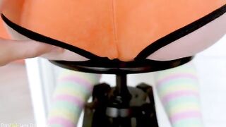 Cute stepsister Lana fucks with her stepbrother, who penetrates her tight ass
