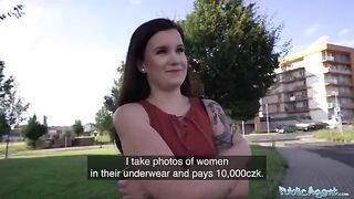 Little Eliss posed for a photography studio and got fucked publicly