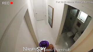 A nanny works on New Year's Eve, calling a young man to come to her