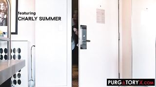 Room service gone wrong in this wild PURGATORYX scene with April and Charly