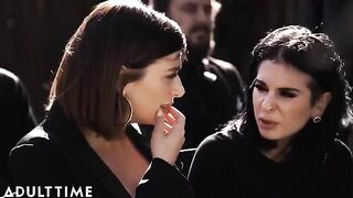 A rough encounter at a funeral with a captivating and intense scene