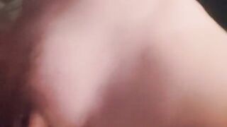 I play with her nipples, then she fucks my face