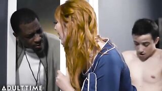 Lauren Phillips' husband almost catches her with a young student in a steamy scene